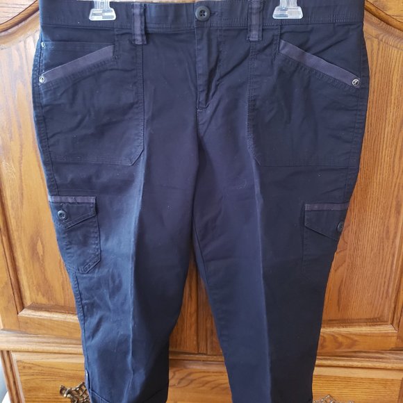Gloria Vanderbilt Crop Cargo Pants! - Picture 1 of 11